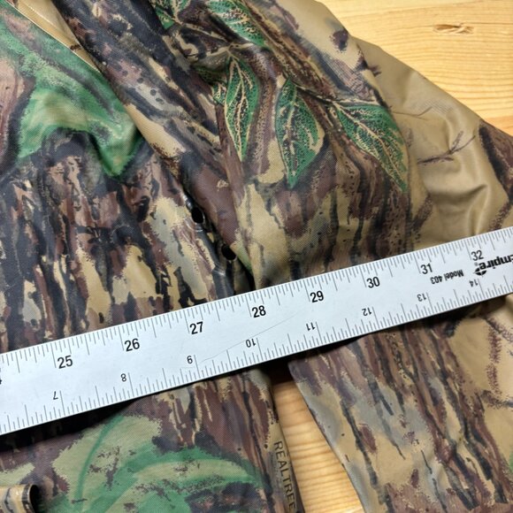 Vintage Realtree Rain Jacket Mens XXL Brown Camo Camouflage Waterproof - Picture 4 of 10